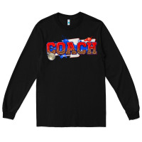 Black coach Long Sleeve Tee - texasbilliewilder