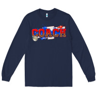 Navy coach Long Sleeve Tee - texasbilliewilder