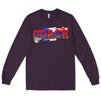 Plum coach Long Sleeve Tee - texasbilliewilder