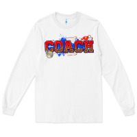 White coach Long Sleeve Tee - texasbilliewilder