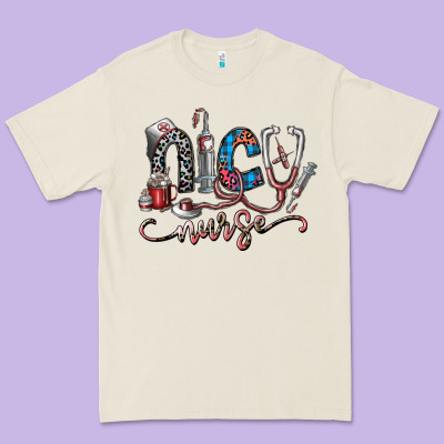 Nice Nurse Premium Tee Designed By Sublimationcraftshop