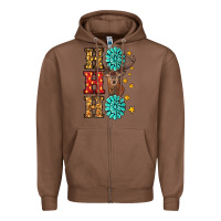 Chestnut christmas ho ho ho Zipper Hoodie - RanaPortraitStore