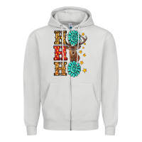 Christmas Ho Ho Ho Zipper Hoodie | Teevron