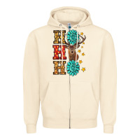 Sandshell christmas ho ho ho Zipper Hoodie - RanaPortraitStore