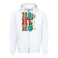 White christmas ho ho ho Zipper Hoodie - RanaPortraitStore