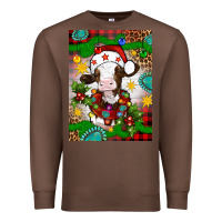 Chestnut christmas cow air freshener Premium Sweatshirt - Artiststas