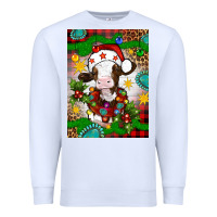 White christmas cow air freshener Premium Sweatshirt - Artiststas