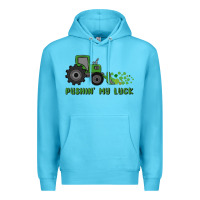 Ocean Blue pushin' my luck Premium Hoodie - MaliasSmallBusiness