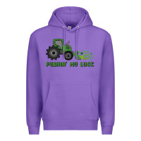 Purple pushin' my luck Premium Hoodie - MaliasSmallBusiness