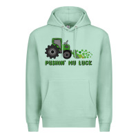 Seafoam pushin' my luck Premium Hoodie - MaliasSmallBusiness