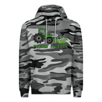Slate Camo pushin' my luck Premium Hoodie - MaliasSmallBusiness