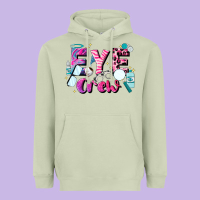 Eye Crew Heavyweight Hoodie Designed By Jahusdesignshop