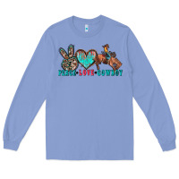 Colony Blue peace love cowboy Long Sleeve Tee - Zillion Design Studio
