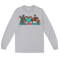 Moon Dust peace love cowboy Long Sleeve Tee - Zillion Design Studio