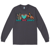 Smoke peace love cowboy Long Sleeve Tee - Zillion Design Studio