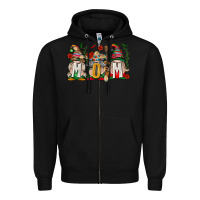 Black Mexican Mom Gnome Zipper Hoodie - texasbilliewilder