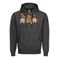 Charcoal Heather Mexican Mom Gnome Zipper Hoodie - texasbilliewilder
