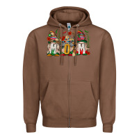 Chestnut Mexican Mom Gnome Zipper Hoodie - texasbilliewilder