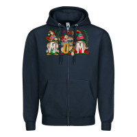 Navy Mexican Mom Gnome Zipper Hoodie - texasbilliewilder