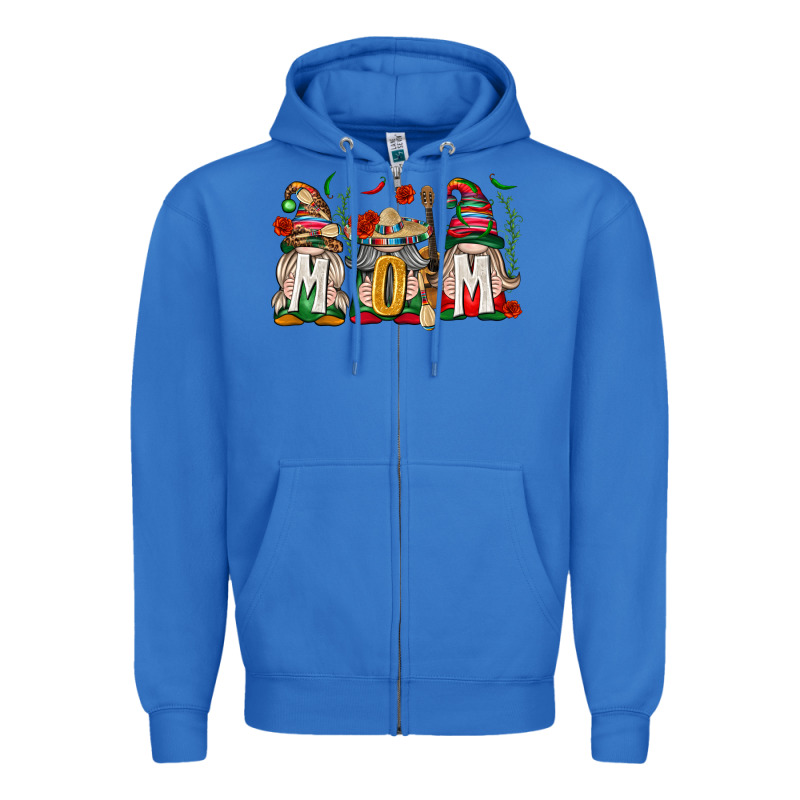 Mexican Mom Gnome Zipper Hoodie by texasbilliewilder | Teevron