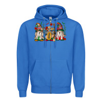 True Royal Mexican Mom Gnome Zipper Hoodie - texasbilliewilder