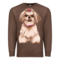 Chestnut Shih Tzu Dog Design Premium Sweatshirt - JahusDesignShop
