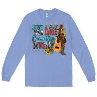 Colony Blue just a girl who loves country music Long Sleeve Tee - Zillion Design Studio
