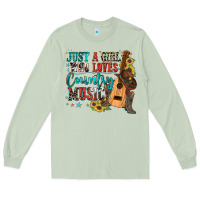 Matcha just a girl who loves country music Long Sleeve Tee - Zillion Design Studio