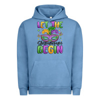 Pigment Pebble Blue let the shenanigans begin Urban Hoodie - MaliasSmallBusiness