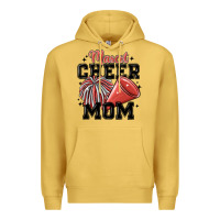 Antique Gold mascot cheer mom Premium Hoodie - MaliasSmallBusiness