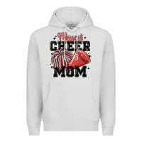 Dove Grey mascot cheer mom Premium Hoodie - MaliasSmallBusiness