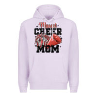 Lilac mascot cheer mom Premium Hoodie - MaliasSmallBusiness