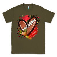 Army Green fruits and football heart Classic Tee - Zillion Design Studio