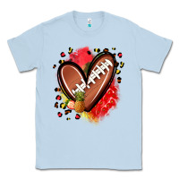 Dusty Blue fruits and football heart Classic Tee - Zillion Design Studio