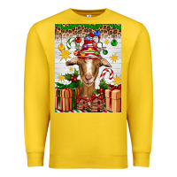 Lemon christmas goat air freshener Premium Sweatshirt - Artiststas
