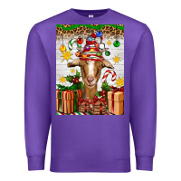 Christmas Goat Air Freshener Premium Sweatshirt | Teevron