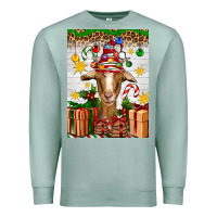 Seafoam christmas goat air freshener Premium Sweatshirt - Artiststas