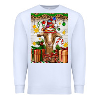 White christmas goat air freshener Premium Sweatshirt - Artiststas