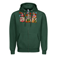 Sports Green Mexican Gnomes Zipper Hoodie - texasbilliewilder