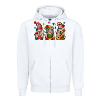 White Mexican Gnomes Zipper Hoodie - texasbilliewilder