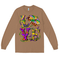 Toasted Coconut Mardi Gras Love With King Cake Long Sleeve Tee - RanaPortraitStore