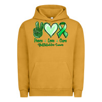 Pigment Peanut Butter Peace love cure Gallbladder Cancer Urban Hoodie - NancyCooperArtShop