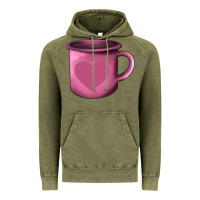 Vintage Olive Valentine's Day heart mug Vintage Hoodie - AdoDesignShop