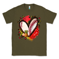 Army Green fruits and baseball heart Classic Tee - Zillion Design Studio