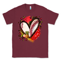Burgundy fruits and baseball heart Classic Tee - Zillion Design Studio