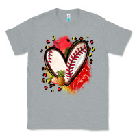 Heather Grey fruits and baseball heart Classic Tee - Zillion Design Studio