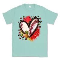 Seafoam fruits and baseball heart Classic Tee - Zillion Design Studio