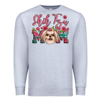 Heather Grey love shih tzus Premium Sweatshirt - JahusDesignShop