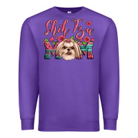 Purple love shih tzus Premium Sweatshirt - JahusDesignShop