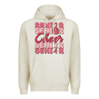 Oatmeal Heather senior cheer 2024 Premium Hoodie - MaliasSmallBusiness